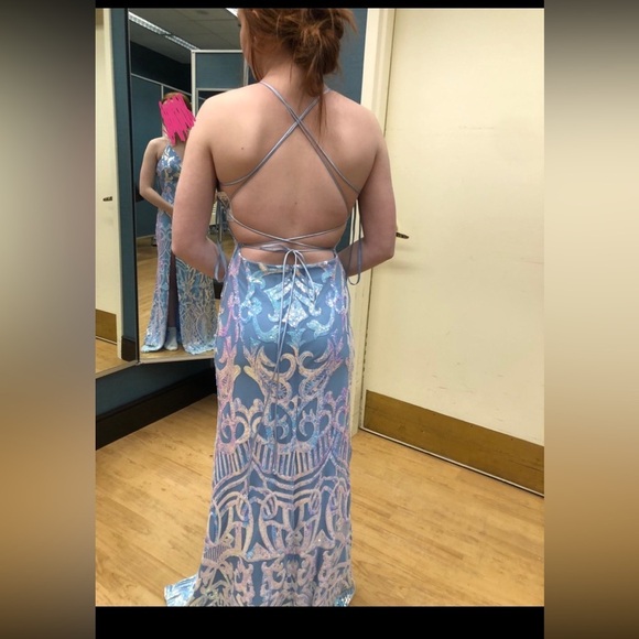 COPY - Sparkle pattern prom dress - Picture 2 of 3